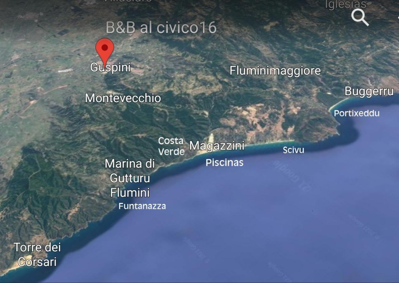 B&B Al Civico16 Guspini Zewnętrze zdjęcie